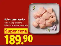 Lidl Kuřecí prsní kostky nabídka