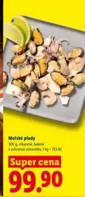 Lidl Mořské plody nabídka