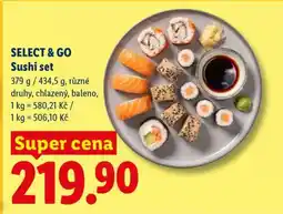 Lidl SELECT & GO Sushi set nabídka