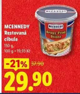 Lidl MCENNEDY Restovaná cibule nabídka