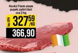 Jip Hovězí Flank steak pupek zadní část nabídka