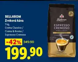 Lidl BELLAROM Zrnková káva nabídka