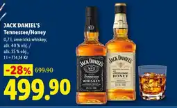 Lidl Jack Daniel’s Tennessee Honey nabídka