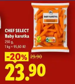 Lidl CHEF SELECT Baby karotka nabídka