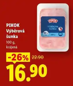 Lidl PIKOK VÝBĚROVÁ ŠUNKA nabídka