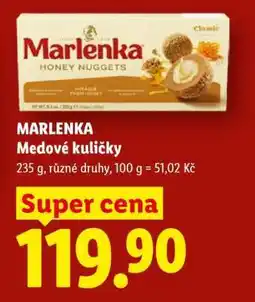 Lidl MARLENKA Medové kuličky nabídka