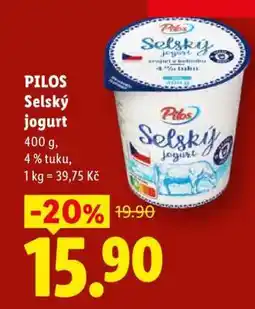 Lidl PILOS Selský jogurt nabídka