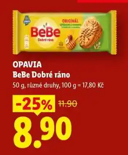 Lidl OPAVIA BeBe Dobré ráno nabídka