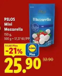 Lidl PILOS MINI MOZZARELLA nabídka