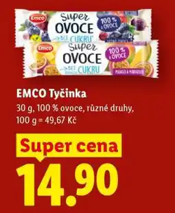 Lidl Emco tyčinka nabídka