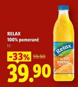Lidl Relax 100% pomeranč nabídka