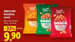 Lidl Snack Day Kukuřičný Snack nabídka