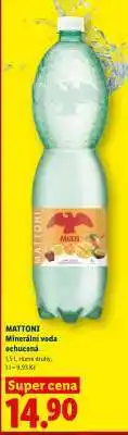 Lidl MATTONI Minerální voda ochucená nabídka