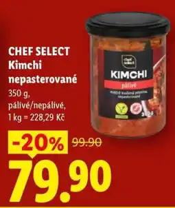 Lidl CHEF SELECT Kimchi nepas­terované nabídka