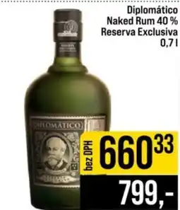 Jip Diplomático Naked Rum nabídka