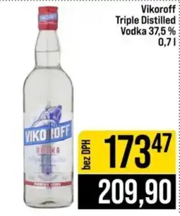 Jip Vikoroff triple distilled vodka nabídka