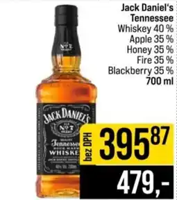Jip Jack Daniel's Tennessee Whiskey Apple Honey Fire Blackberry nabídka