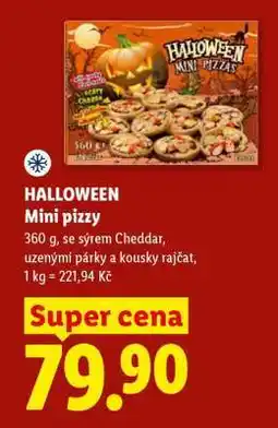 Lidl HALLOWEEN Mini pizzy nabídka