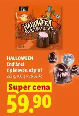 Lidl HALLOWEEN Indiánci s pěnovou náplní nabídka