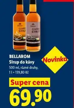 Lidl BELLAROM Sirup do kávy nabídka