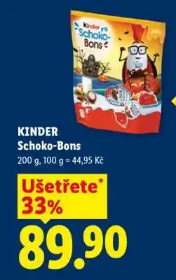 Lidl Kinder Schoko-Bons nabídka