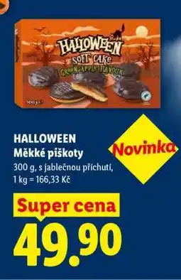Lidl HALLOWEEN Měkké piškoty nabídka