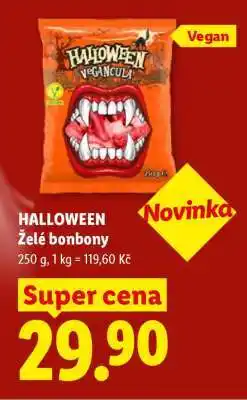 Lidl HALLOWEEN Želé bonbony nabídka
