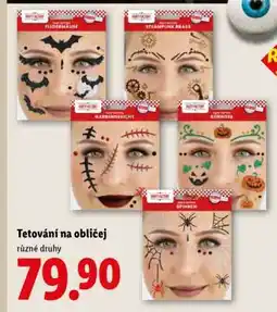 Lidl Tetování na obličej nabídka