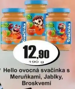Adam Hello ovocná svačinka nabídka