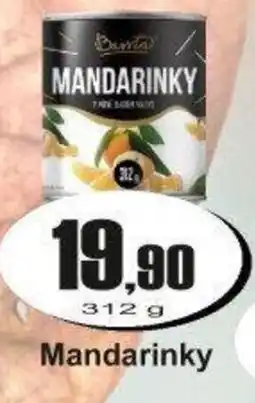 Adam Bunta mandarinky nabídka