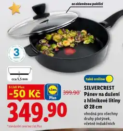 Lidl SILVERCREST Pánev na dušení z hliníkové litiny Ø 28 cm nabídka