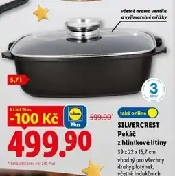 Lidl Silvercrest Pekáč z hliníkové litiny nabídka