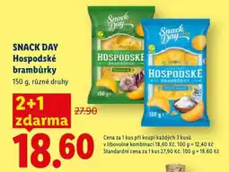 Lidl SNACK DAY HOSPODSKÉ BRAMBŮRKY nabídka