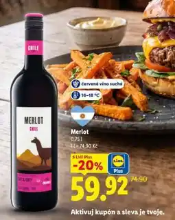 Lidl Merlot nabídka