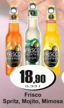 Adam Frisco Spritz, Mojito, Mimosa nabídka
