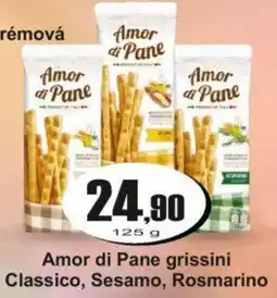 Adam Amor di Pane grissini nabídka