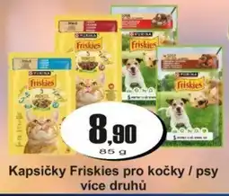 Adam Kapsičky Friskies pro kočky / psy více druhů nabídka