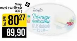 Jip Simpli vanový vyžrály sýr nabídka