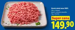 Lidl Hovězí mleté maso 100% nabídka