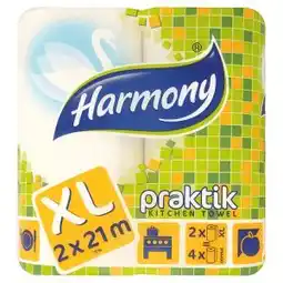 Lidl Harmony kuchyňské utěrky XL 2-vrst. 2 role nabídka