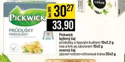 Jip Pickwick bylinný čaj nabídka