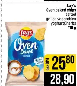 Jip Lay's Oven Baked chips nabídka