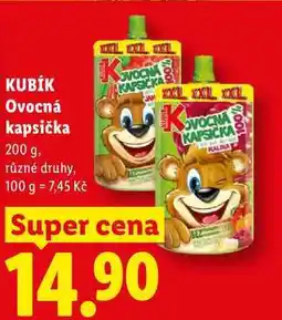 Lidl KUBÍK Ovocná kapsička nabídka