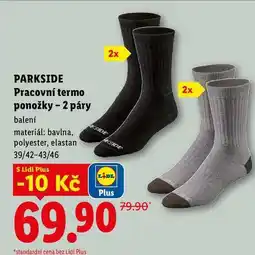 Lidl PARKSIDE Pracovní termo ponožky - 2 páry nabídka
