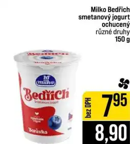 Jip Milko Bedřich Smetanový jogurt ochucený nabídka