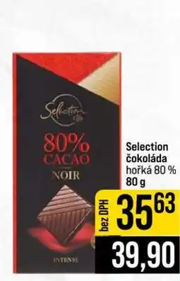 Jip Selection čokoláda hořká 80 % nabídka