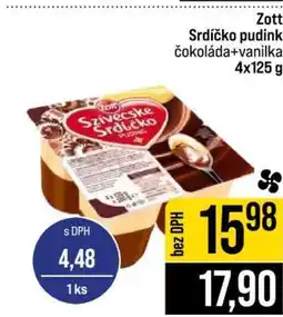 Jip Zott: srdíčko pudink nabídka
