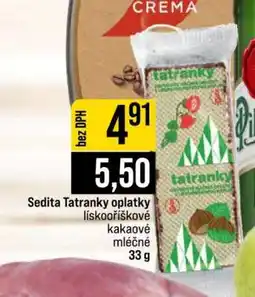 Jip Sedita Tatranky oplatky nabídka