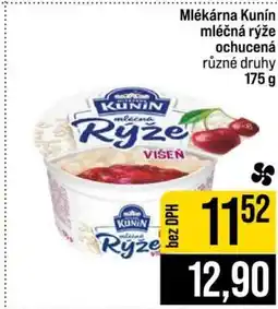 Jip Mlékárna Kunín Mléčná rýže ochucená nabídka