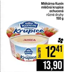 Jip Mlékárna Kunín mléčná krupice ochucená nabídka